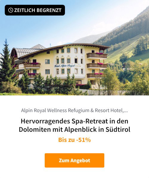 Hervorragendes Spa-Retreat in den Dolomiten mit Alpenblick in Südtirol