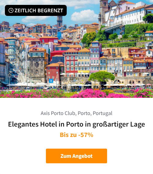 Elegantes Hotel in Porto in großartiger Lage