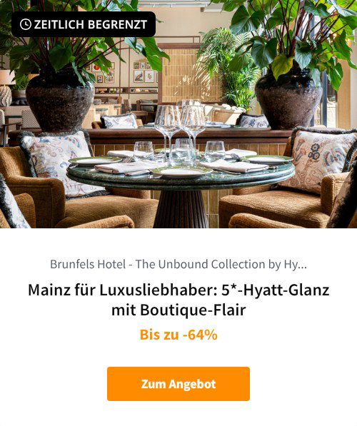 Mainz für Luxusliebhaber: 5*-Hyatt-Glanz mit Boutique-Flair