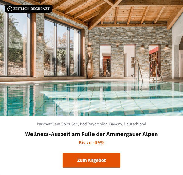 Wellness-Auszeit am Fuße der Ammergauer Alpen