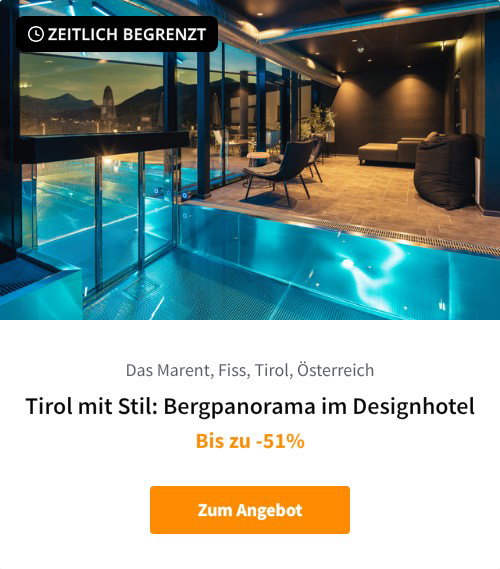 Tirol mit Stil: Bergpanorama im Designhotel