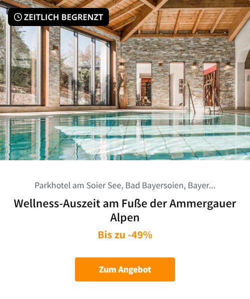 Wellness-Auszeit am Fuße der Ammergauer Alpen