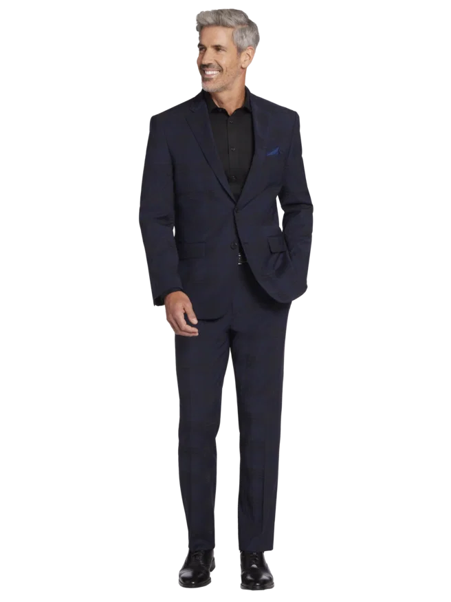 Awearness Kenneth Cole Modern Fit Wool Blend Suit Jacket