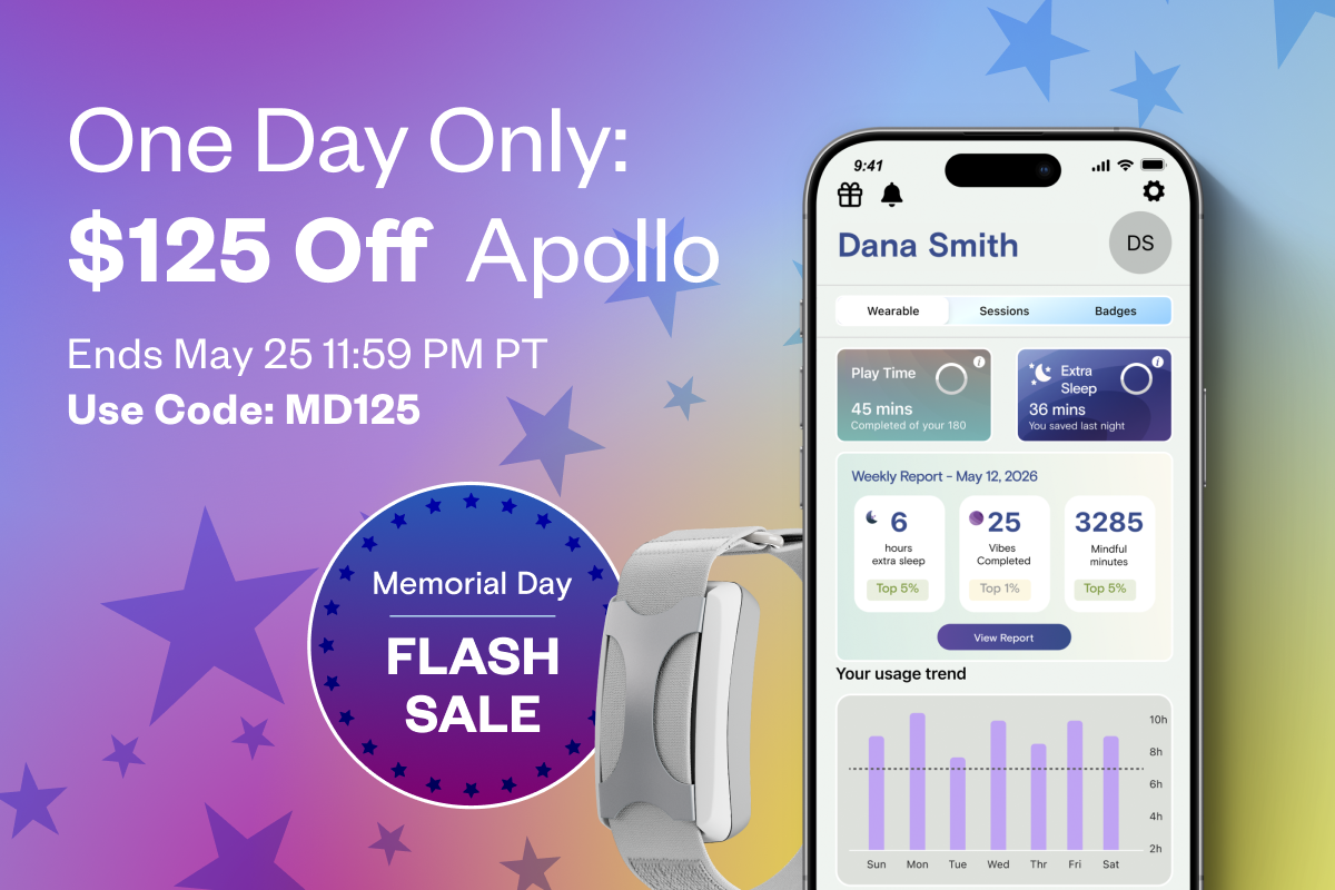 save $125 off apollo wearables