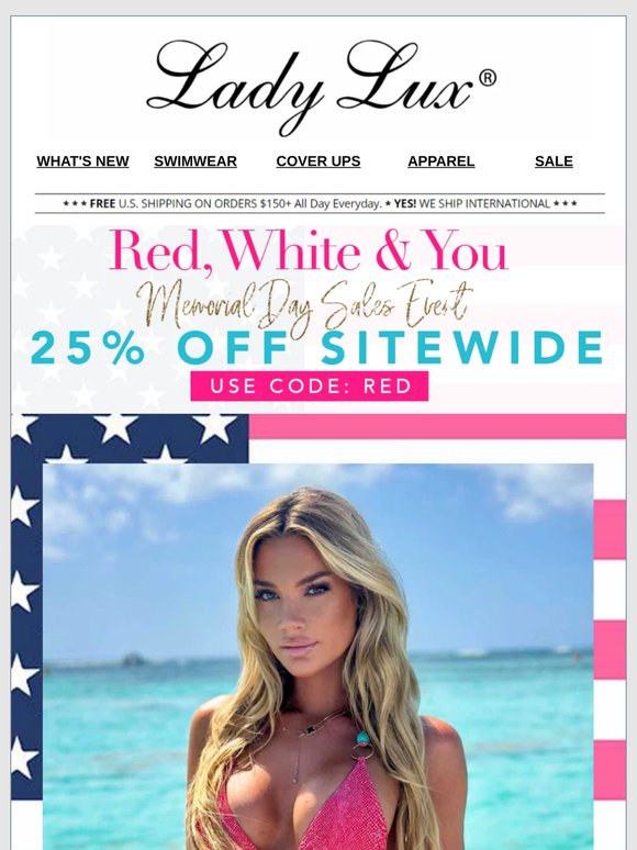 25% off Memorial Day Flash Sale💫