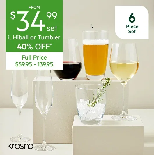 KROSNO Harmony Glassware Range