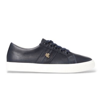 Zapatillas Janson II de piel de napa marino