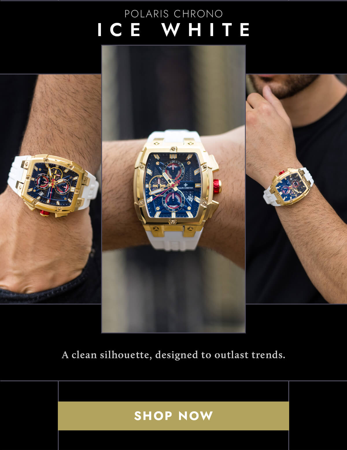 The Polaris Chrono - Ice White