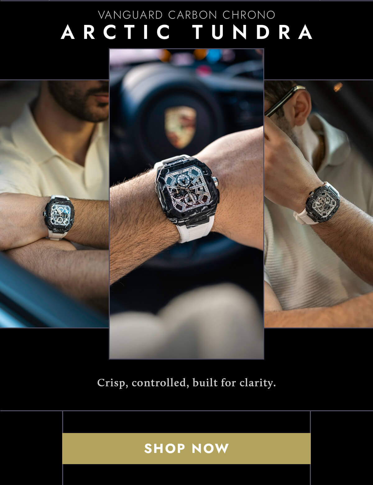 The Vanguard Carbon Chrono - Arctic Tundra 