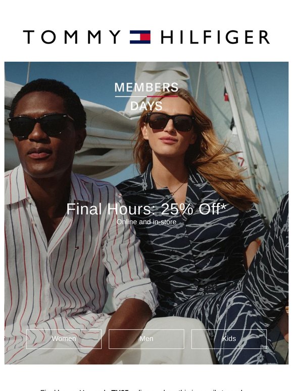 Final hours: your exclusive 25% off.
