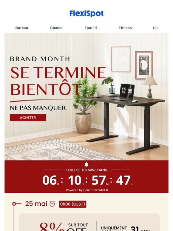 ‼️Le cashback est là — Dernière semaine du Brand Month 🚨