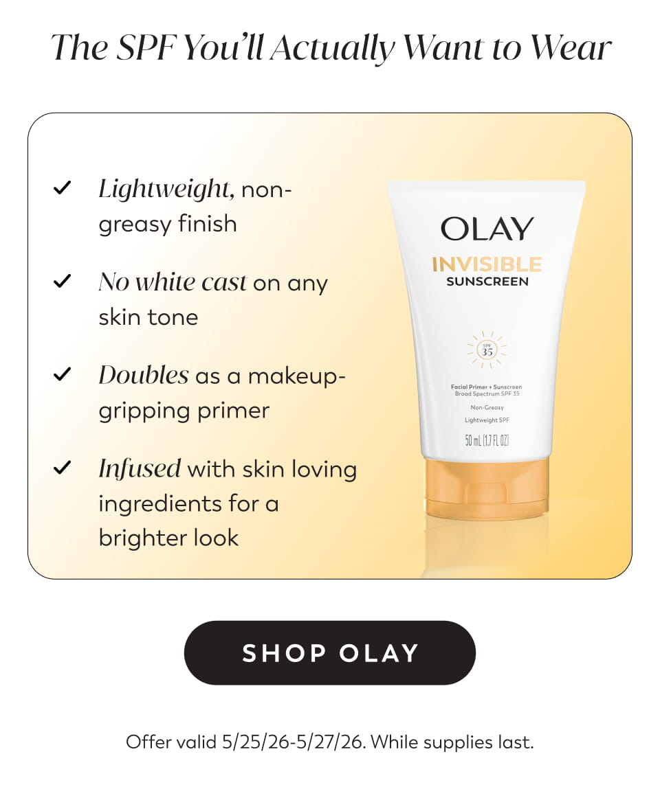 free SPF when you spend $20+
