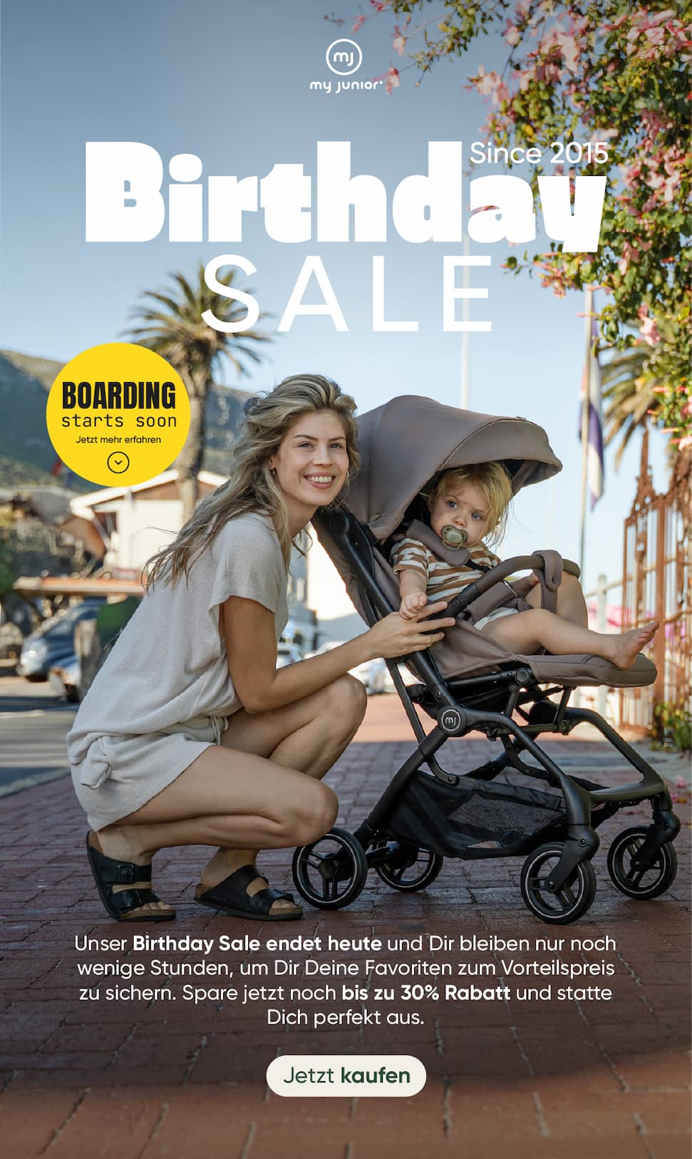 my junior kinderwagen birthday sale ende