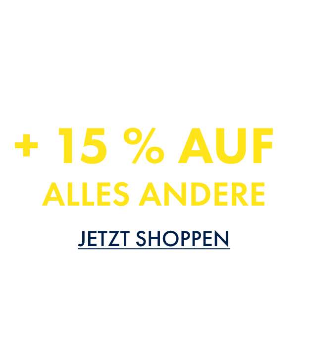 -15 % auf alles andere