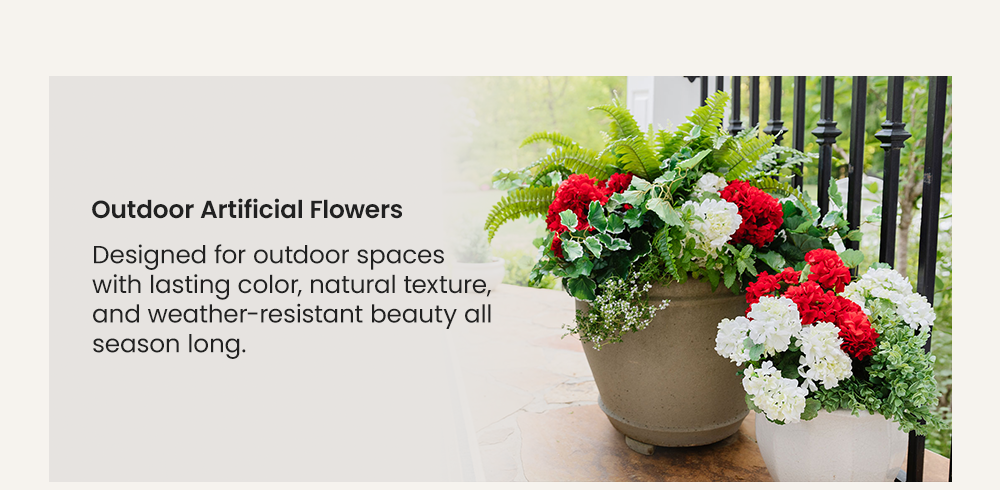 Outdoor Artificial Flowers