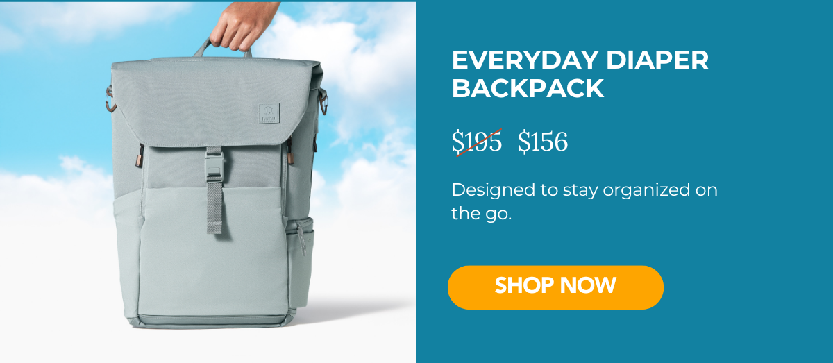 picture of green backpack