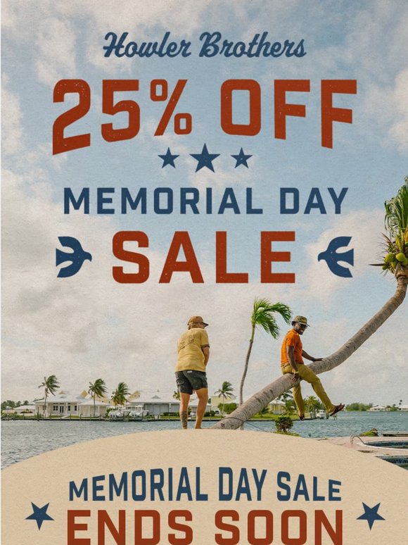 25% Off Ends Soon