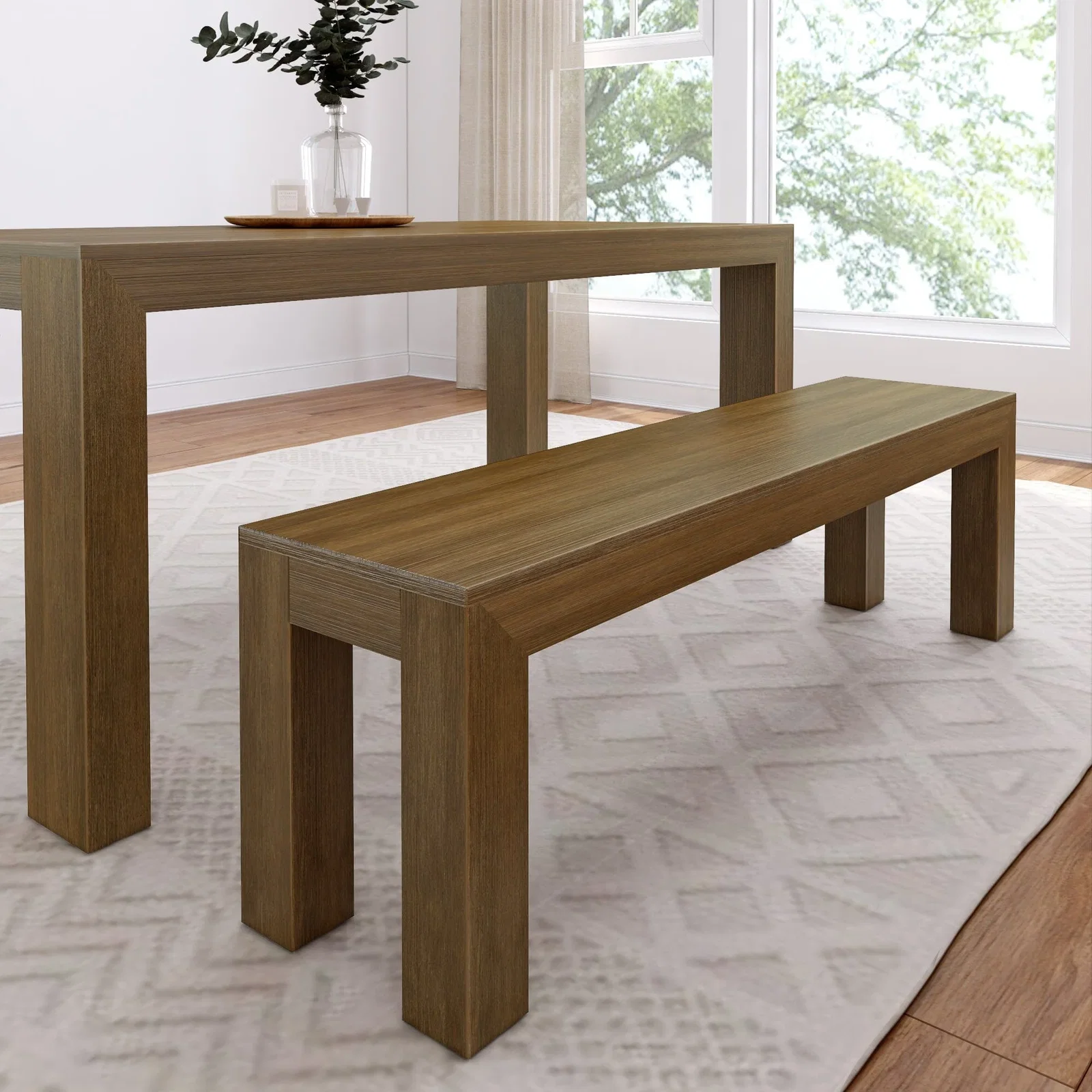 Image of Modern Dining Bench - 61