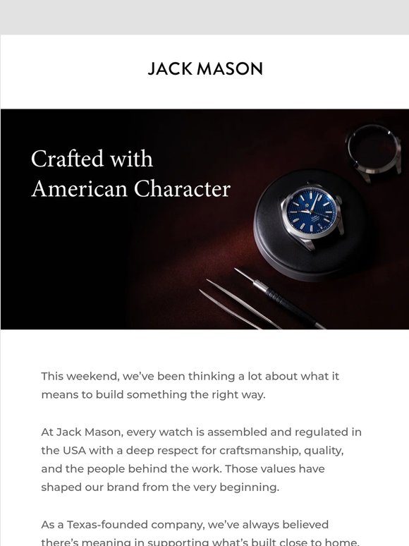 A note from the team