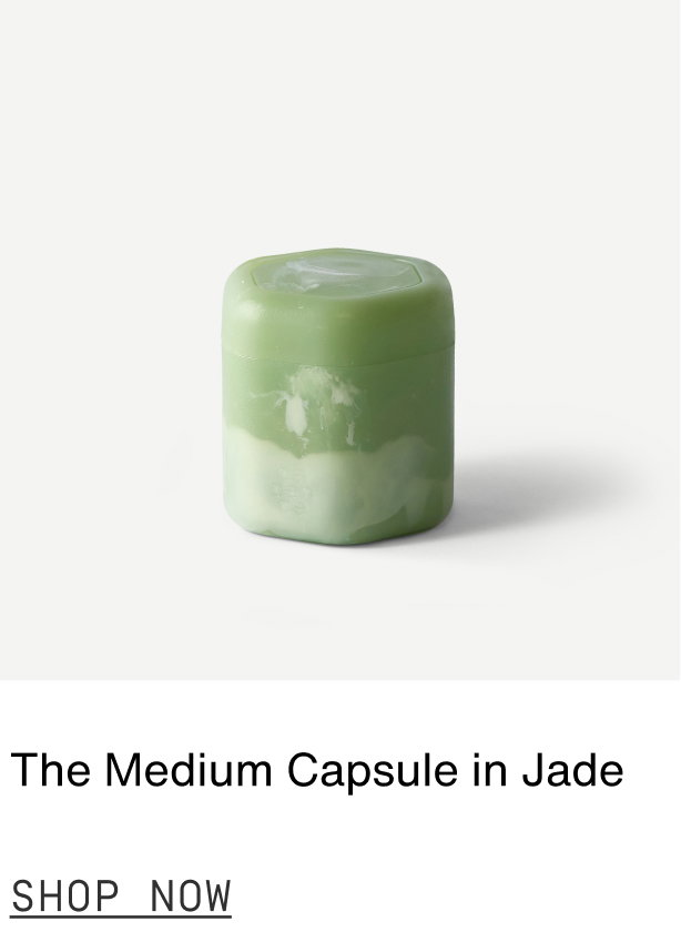 Click to shop The Medium Capsule in Jade