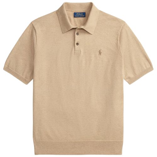 Polo Ralph Lauren Short Sleeve Knitted Polo - Brown