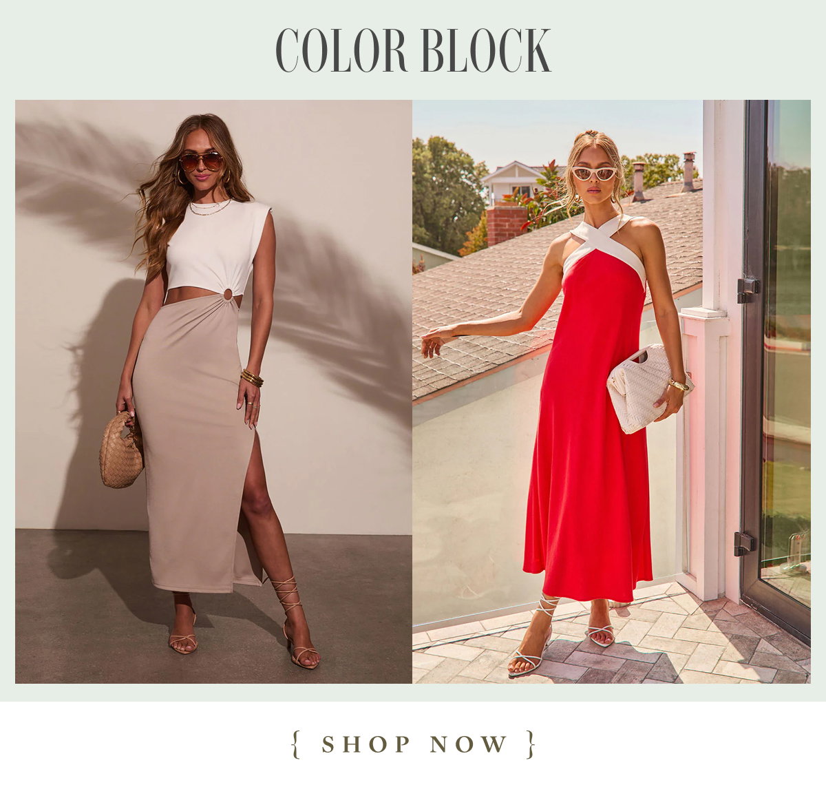 Color Block. Shop Now