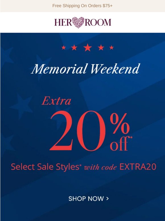 Hurry Patricia, Your Memorial Day Deals End Soon!