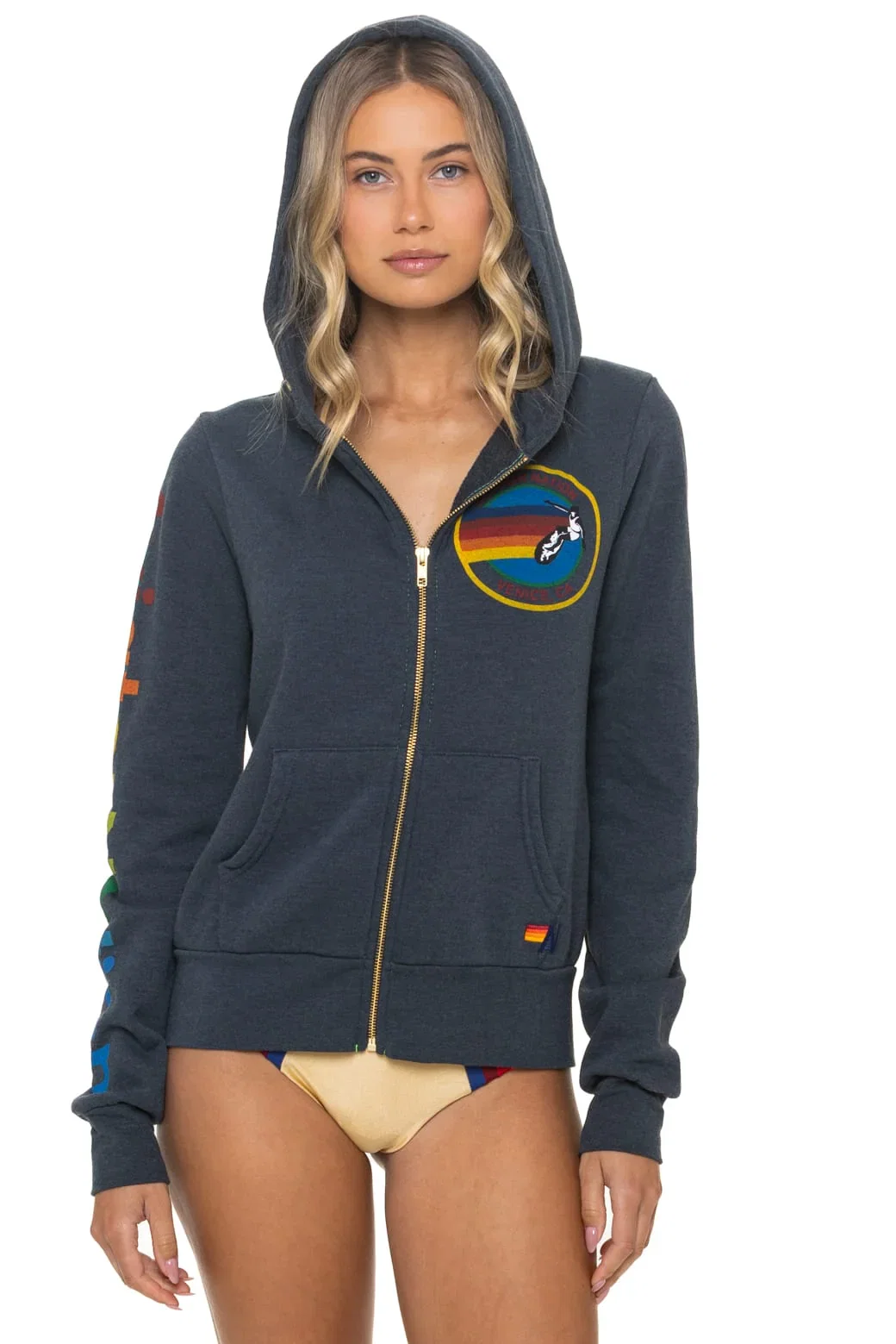 Image of AVIATOR NATION HOODIE - CHARCOAL
