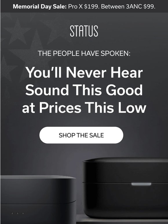 Memorial Day Sale. Limited Time Only.