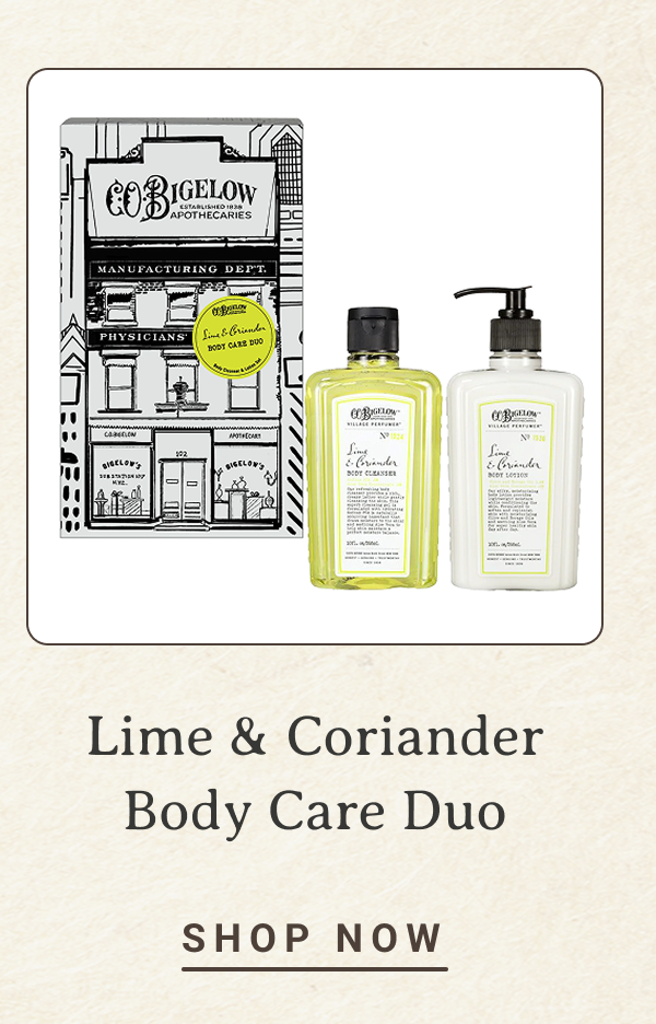 Lime & Coriander Body Care Duo | SHOP NOW