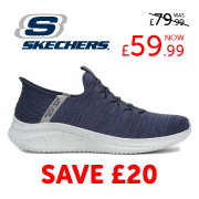 Skechers Slip Ins Ultra Flex 3.0 Mens Navy Trainer
