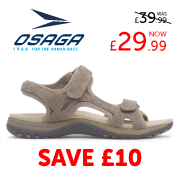 Osaga Adelaide Womens Beige Suede Sandal