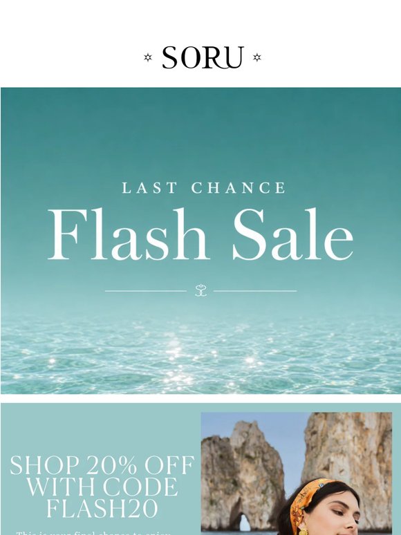 Last Chance: 20% Off Ends Tonight ✨