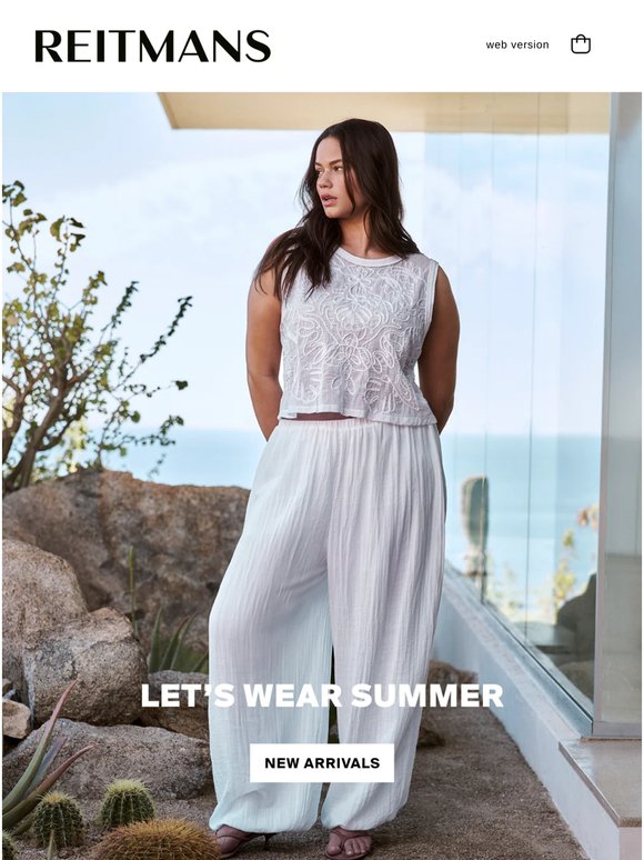 White. Eyelets. Summer Sorted.