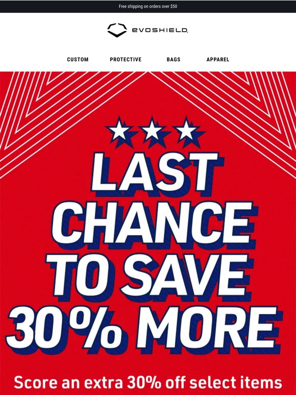Last Call: Extra 30% Off