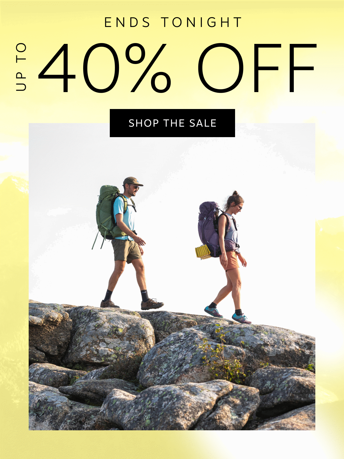 Our sale ends tonight, up to 40% off plus free shipping | Shop the Spring Into Summer Sale