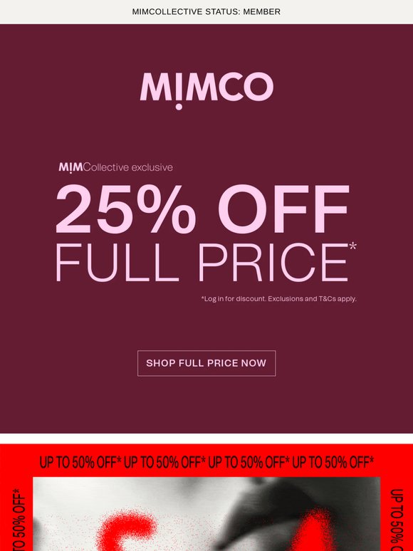 25% off full price? 🛒🛍️