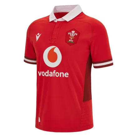 Macron Wales WRU 2024 Mens Home Rugby Shirt