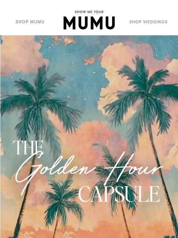 The GOLDEN HOUR Capsule 🌞✨