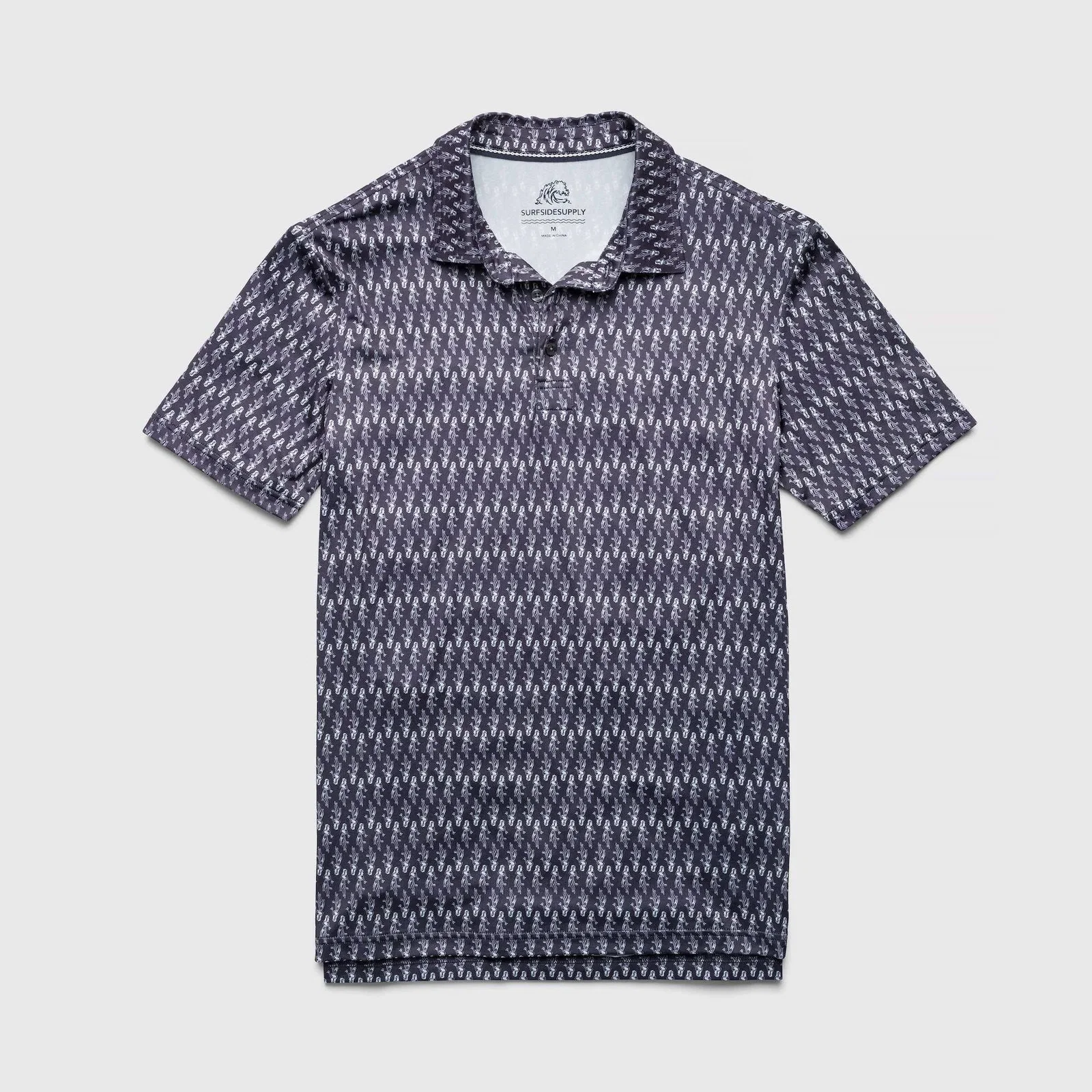 Image of Gary Performance Polo - Navy Hula