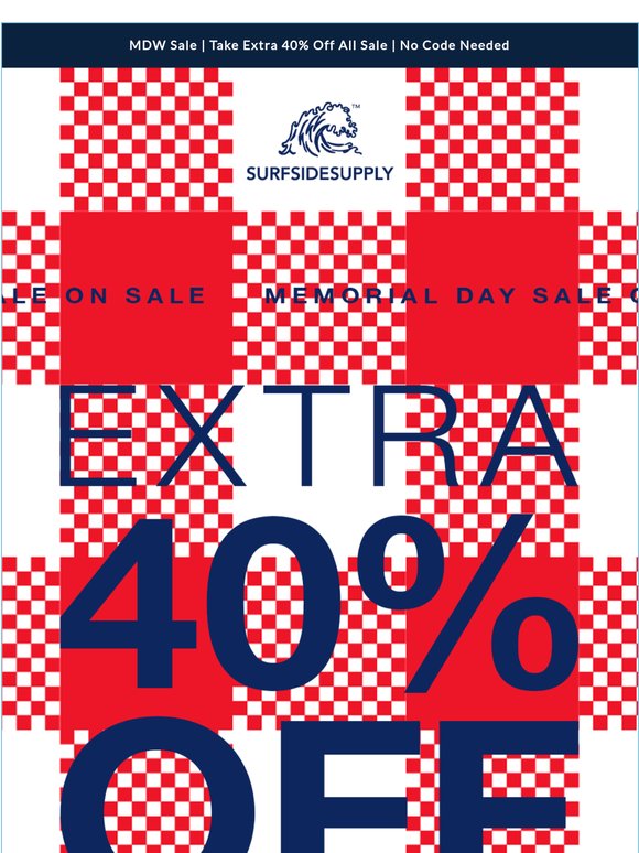 Use It or Lose It: Extra 40% Off Ends Tonight