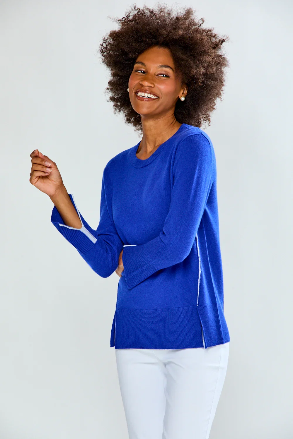 Image of The Tipped Cashmere Pullover