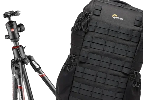 Grab up to 25% off selected Manfrotto and Lowepro gear.