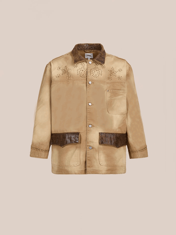 Canvas Studded Barn Jacket