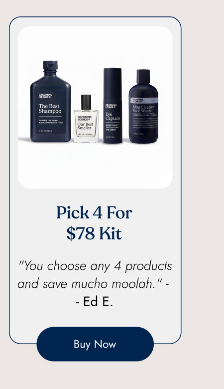 Pick 4 for $78 kit 