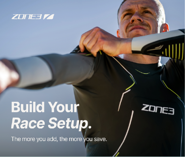 Athletes wearing Zone3 Trisuit