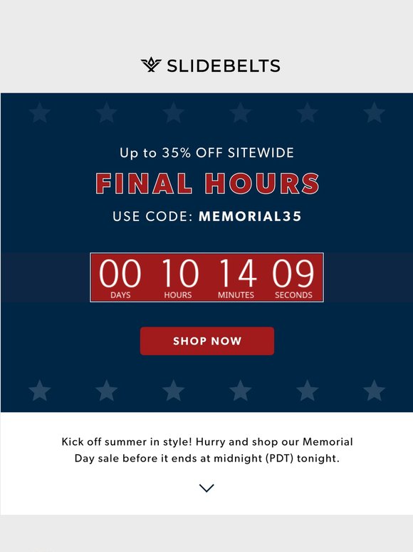 🚨FINAL HOURS for up to 35% off everything!!🚨