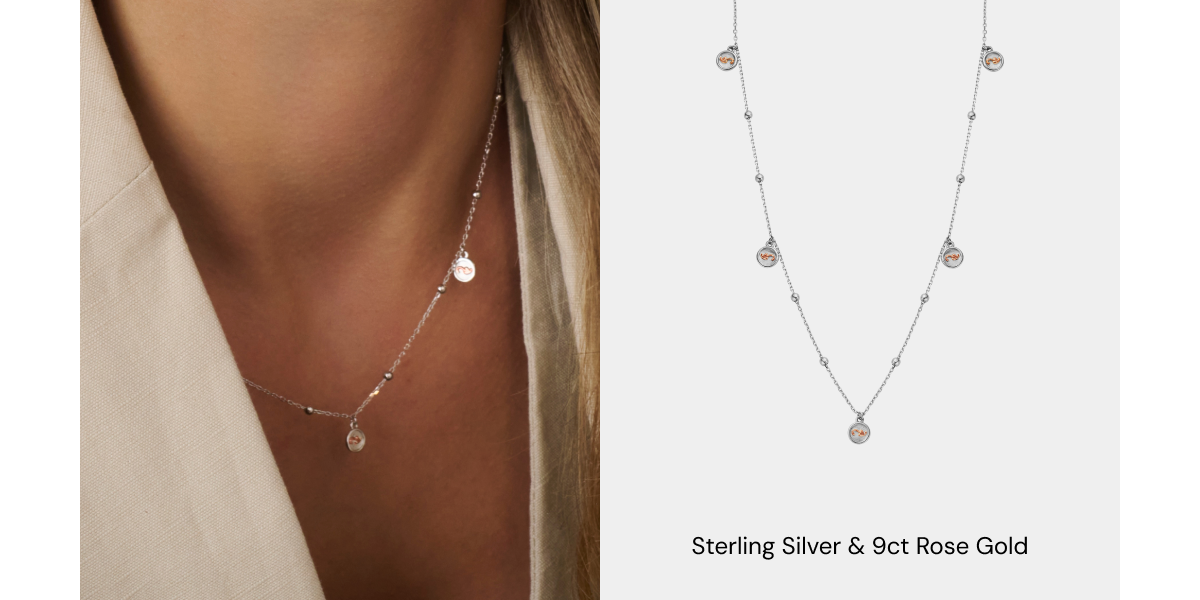 Insignia Sterling Silver Drop Necklace