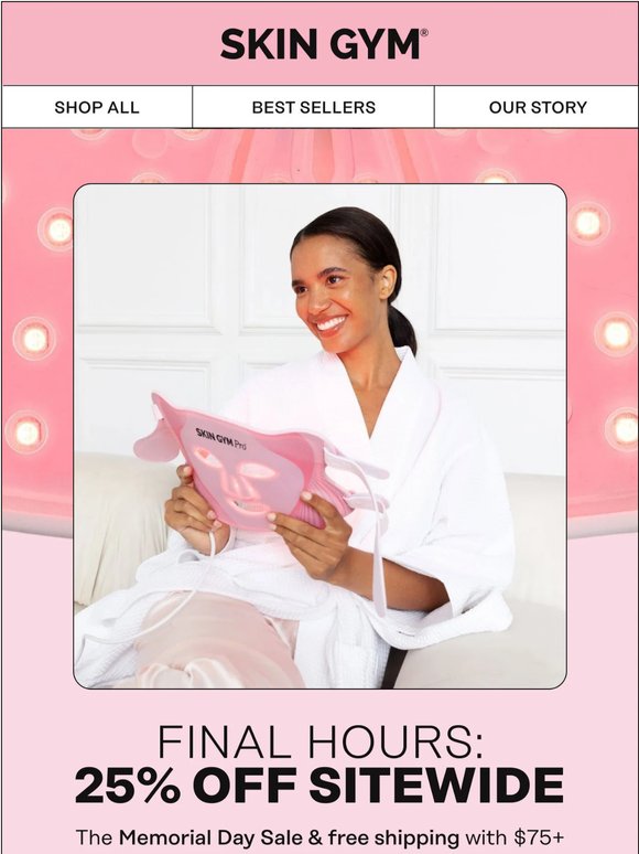 Ends Tonight: 25% Off Sitewide