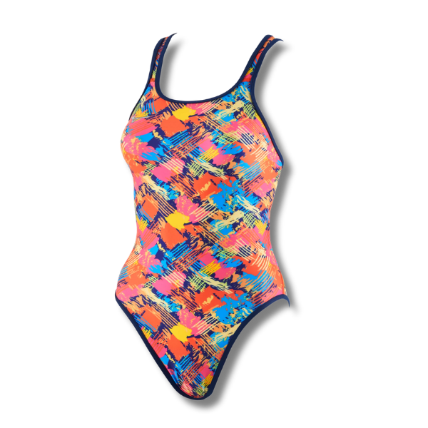 EXER Women's Double Cross Back Swimsuit